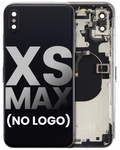 Back Cover/Frame with Pre-Installed Small Parts for iPhone XS Max (No Logo) (Aftermarket Plus) (Space Gray)