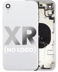 Backcover/Rahmen mit Kleinteilen für iPhone XR Silber APlus