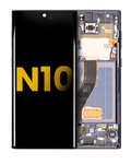 OLED-Display mit Rahmen für Samsung Galaxy Note 10 (Refurbished) (Aura Black)