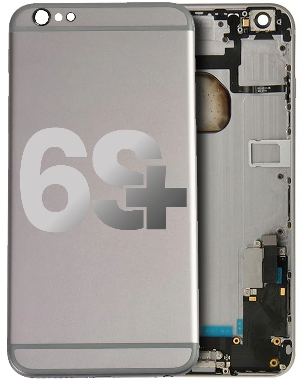 Back Cover/Frame for iPhone 6S (GENERIC) (Silver)