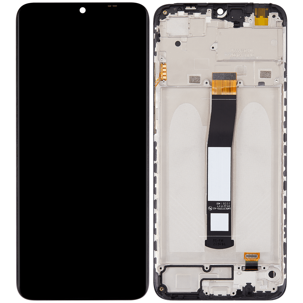 LCD-Display mit Rahmen für Xiaomi Redmi 10C (Aftermarket Plus) (Alle Farben)