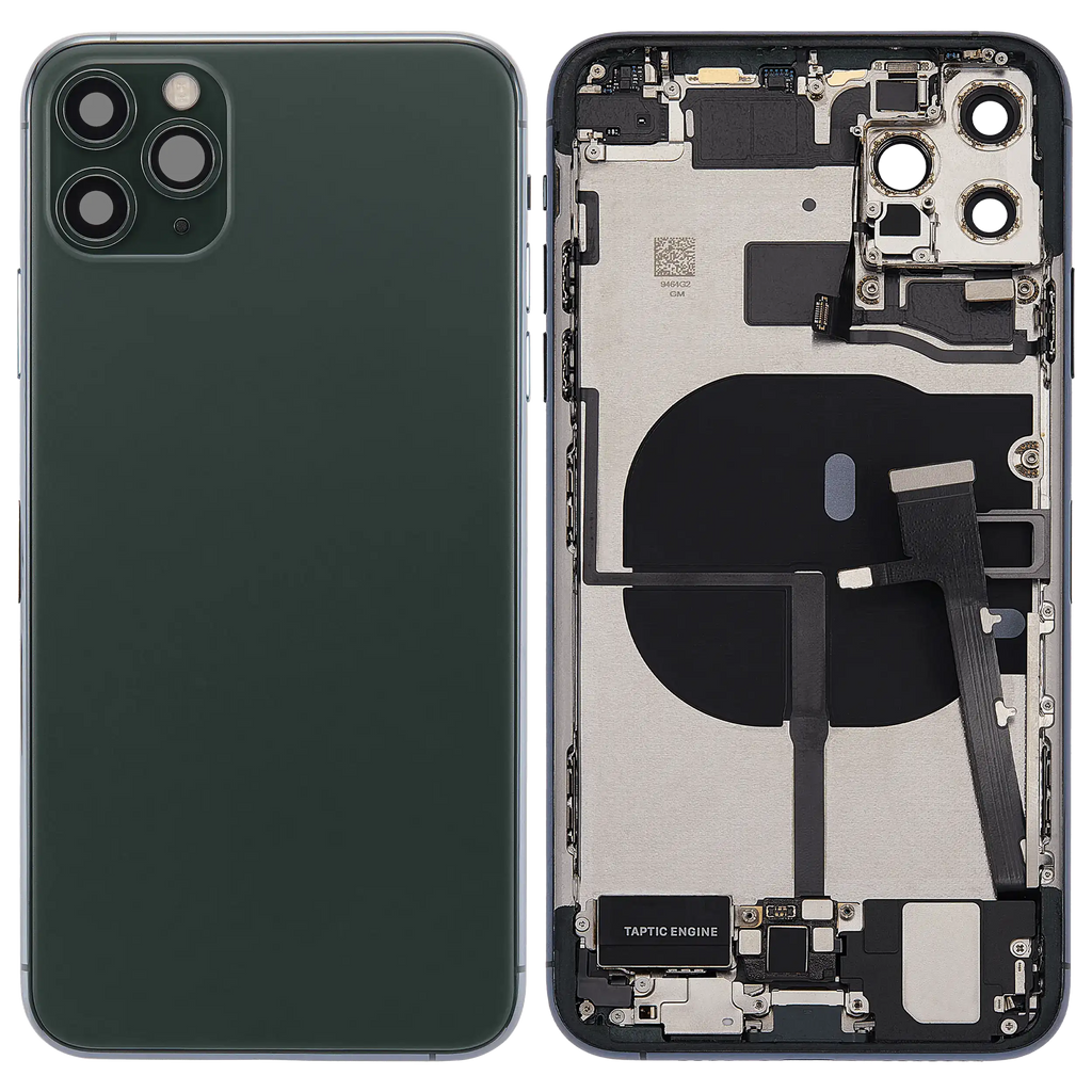 Original Apple-Ausbau C gebraucht – iPhone 11 Pro Max Backcover/Rahmen Nachtgrün