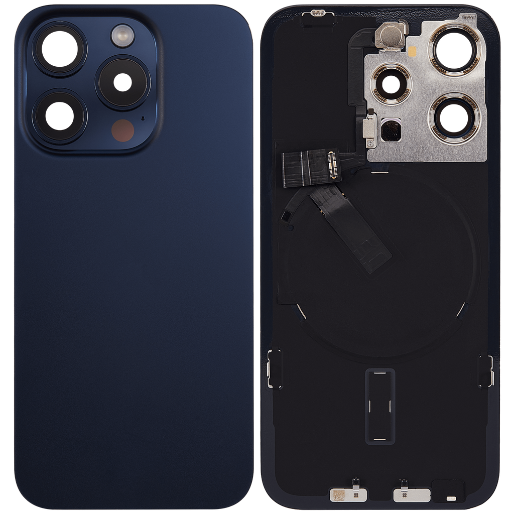 Gebrauchter Ausbau/Pull Qualität A – iPhone 15 Pro Backcover Blau