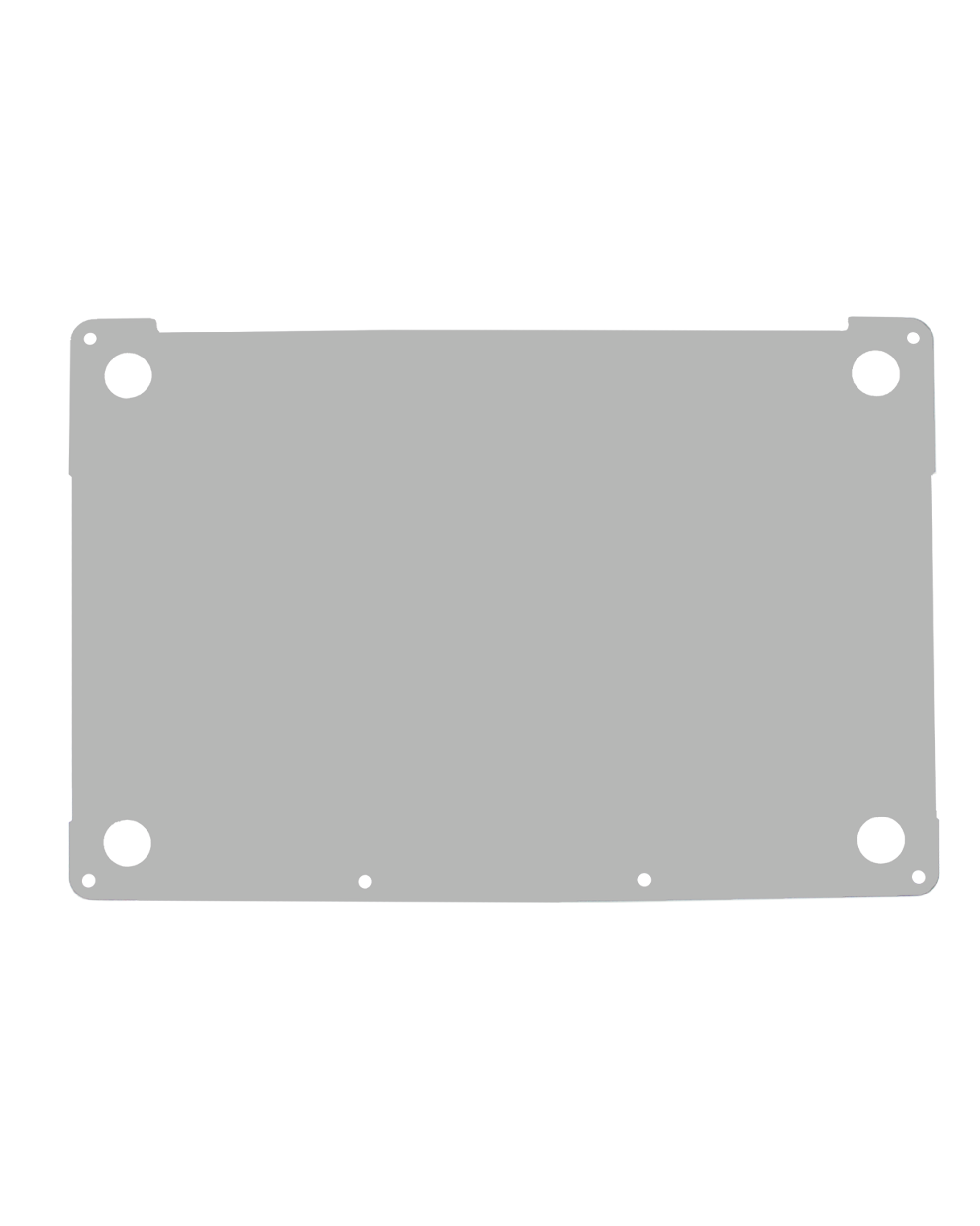 4-in-1 (Lid, Bottom, Keyboard, Trackpad) Skin for MacBook Pro 13" A2251 (2020) Space Gray