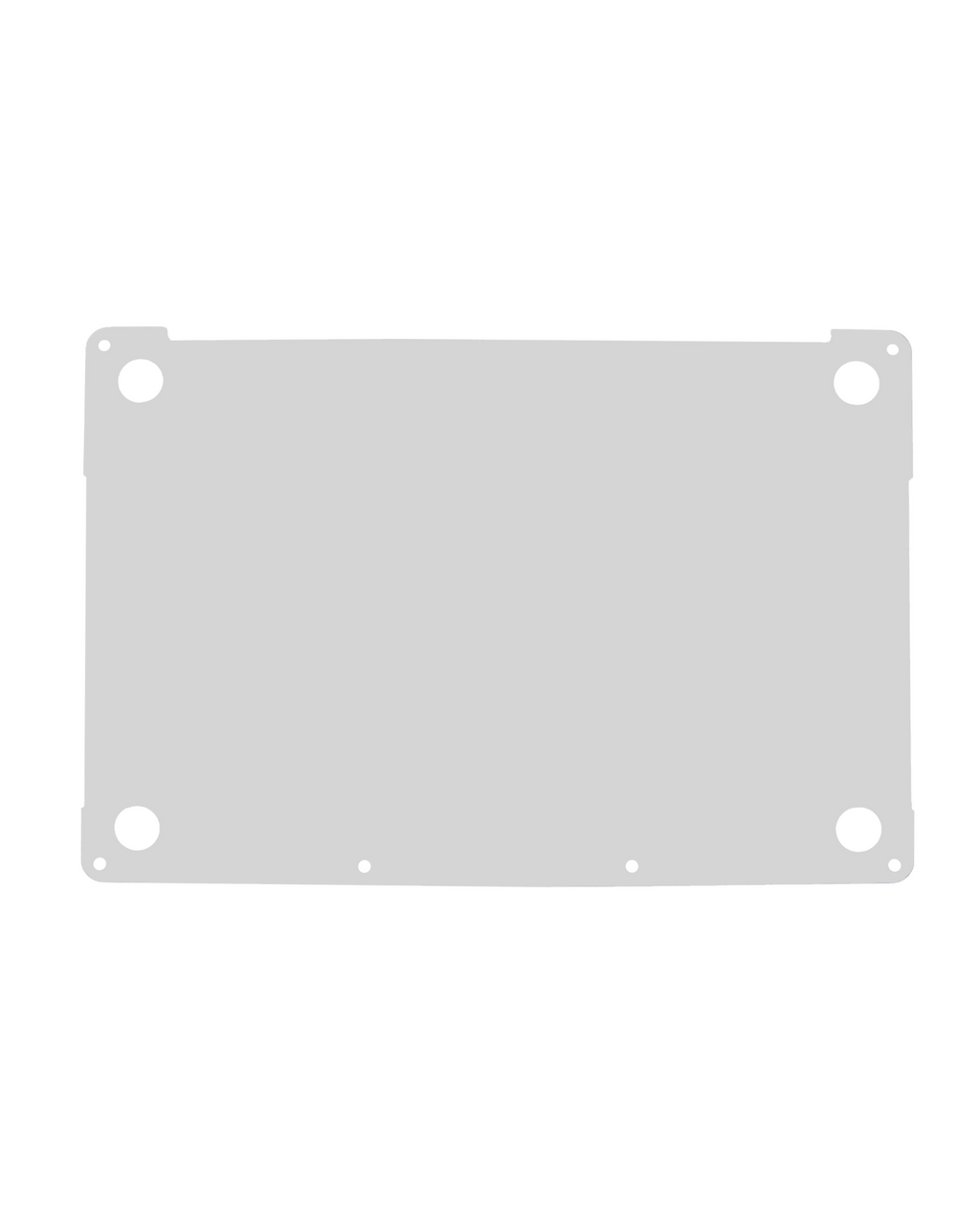 4in1 (Top, Bottom, Keyboard, Trackpad) Skin for MacBook Pro 13" A2251 (2020) (Silver)