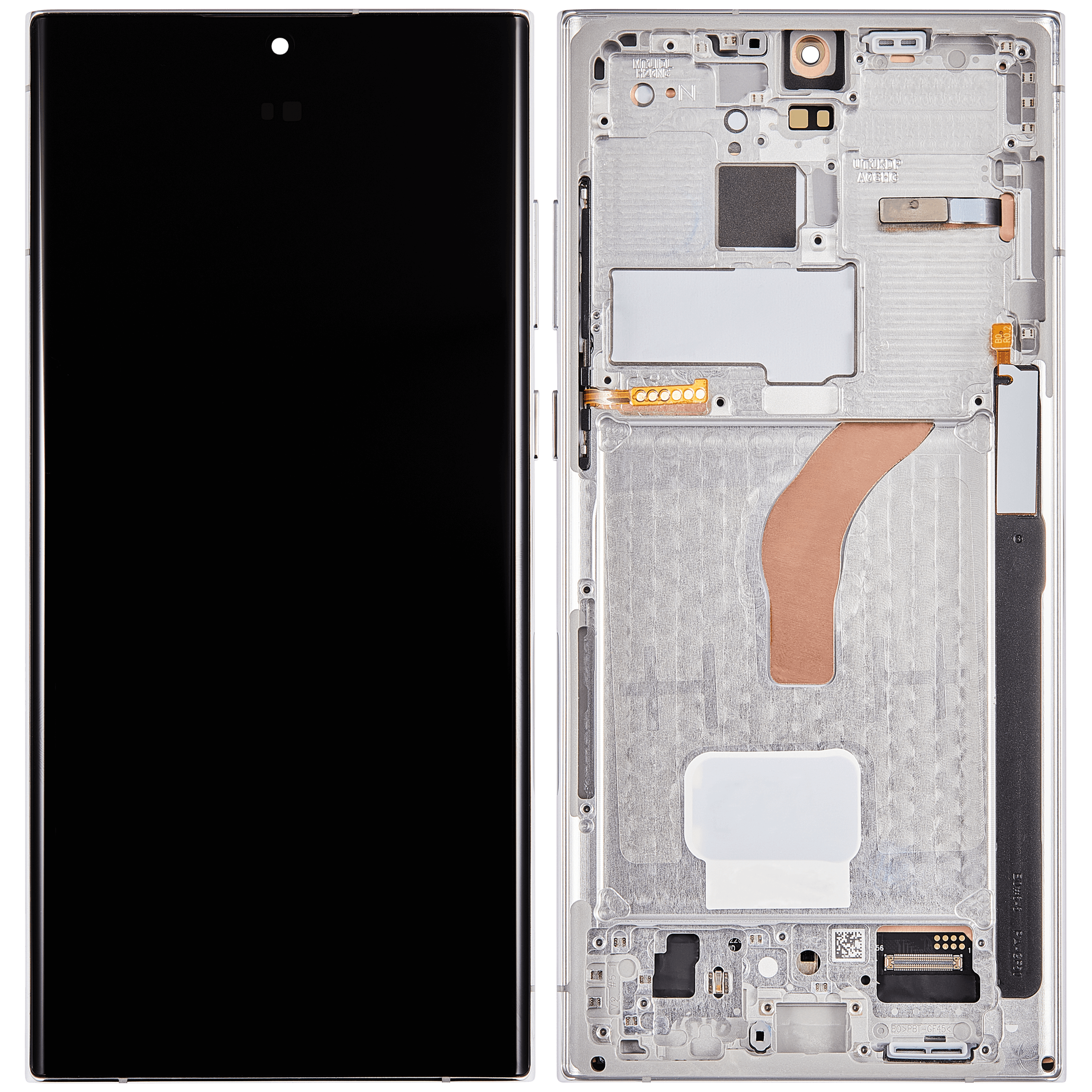 OLED Display with Frame for Samsung Galaxy S22 Ultra 5G (Service Pack) (Phantom White)