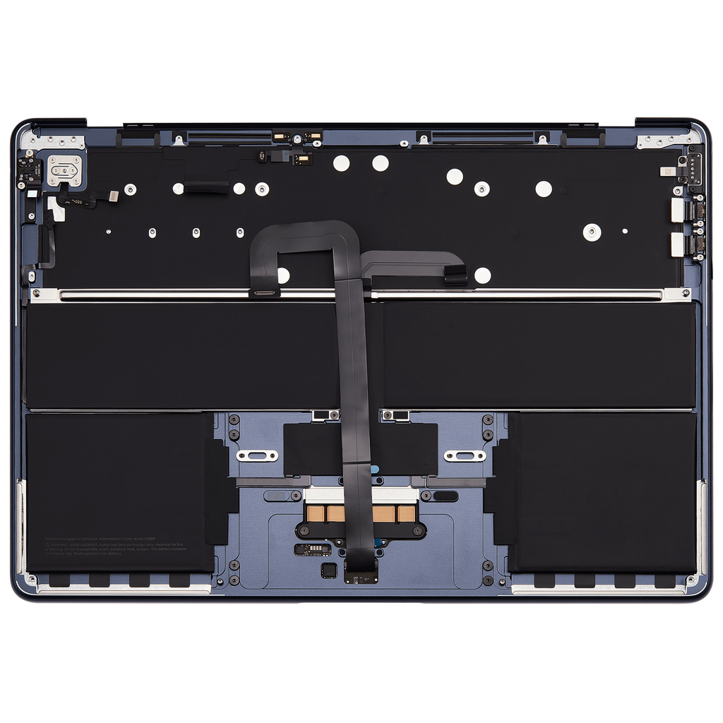Topcase mit Akku & US-Tastatur für MacBook Air 13" A2681 Midnight