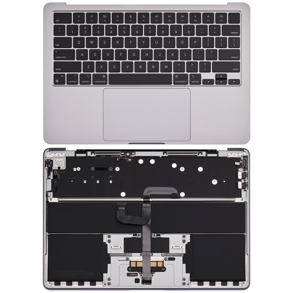 Apple MacBook Air 13" A2681 Top Case Akku Tastatur Space Grau US