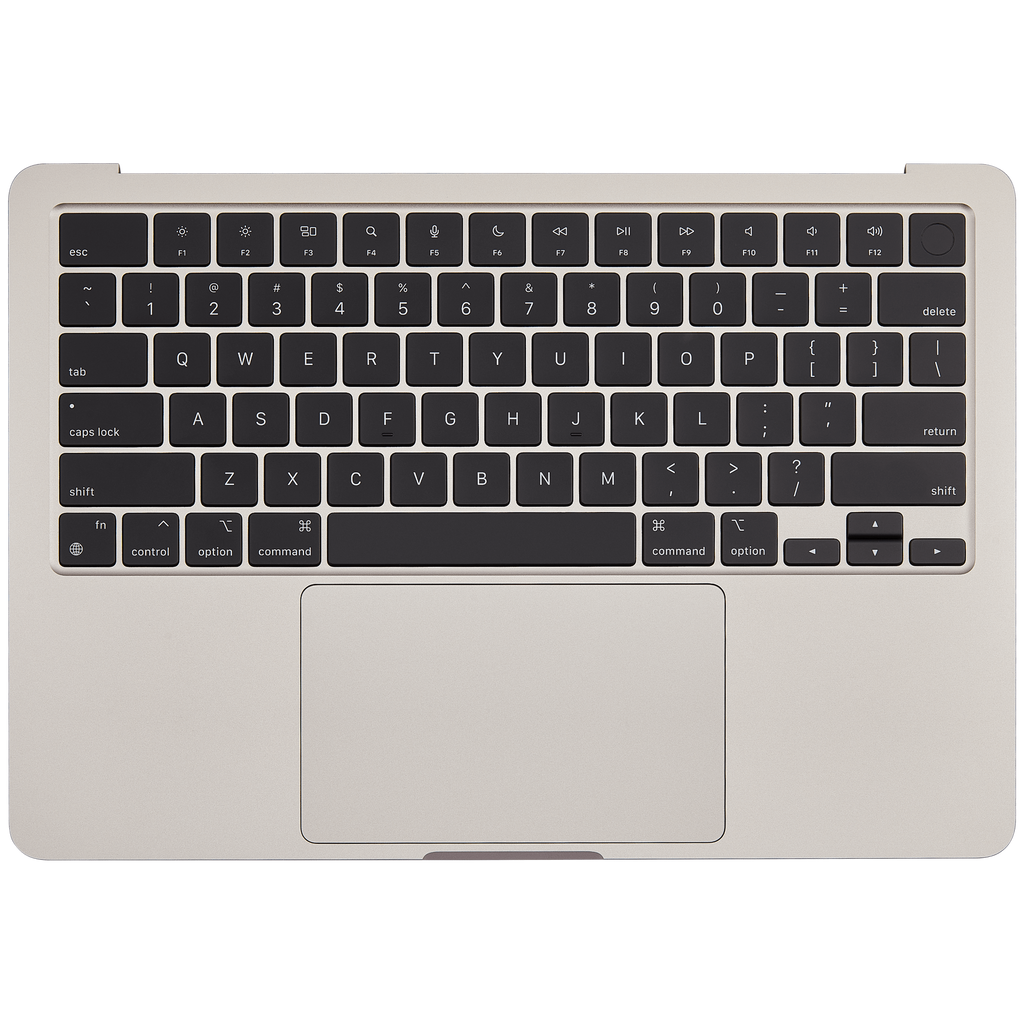 Top Case mit US Tastatur & Akku für MacBook Air 13" A2681 Starlight