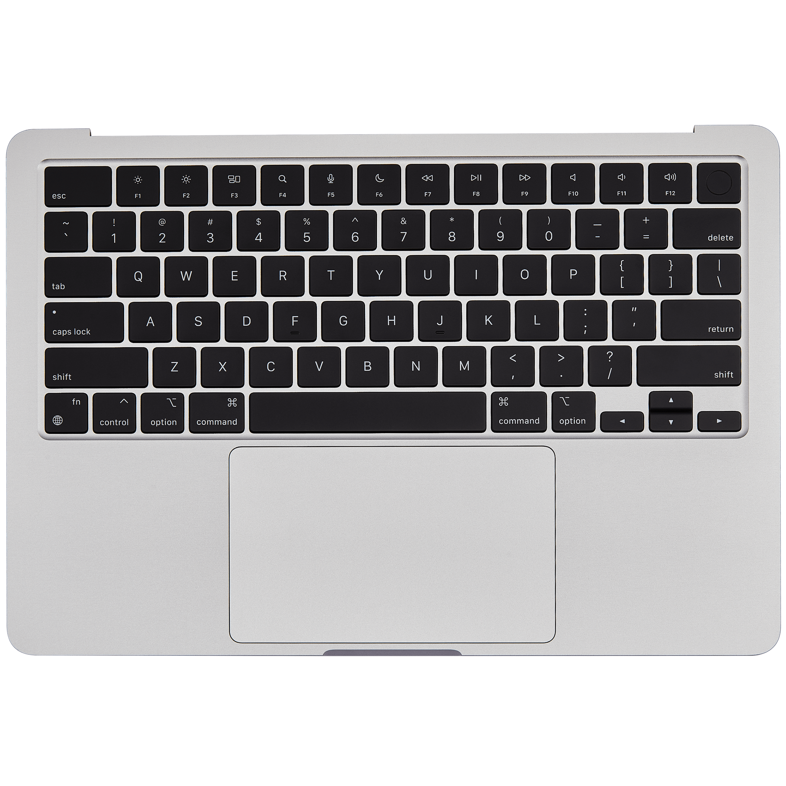 Top Case with Battery and Keyboard for MacBook Air 13" A2681 (2022) (US Keyboard) (Silver)