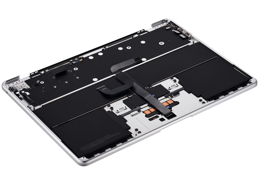 Top Case with Battery and Keyboard for MacBook Air 13" A2681 (2022) (US Keyboard) (Silver)