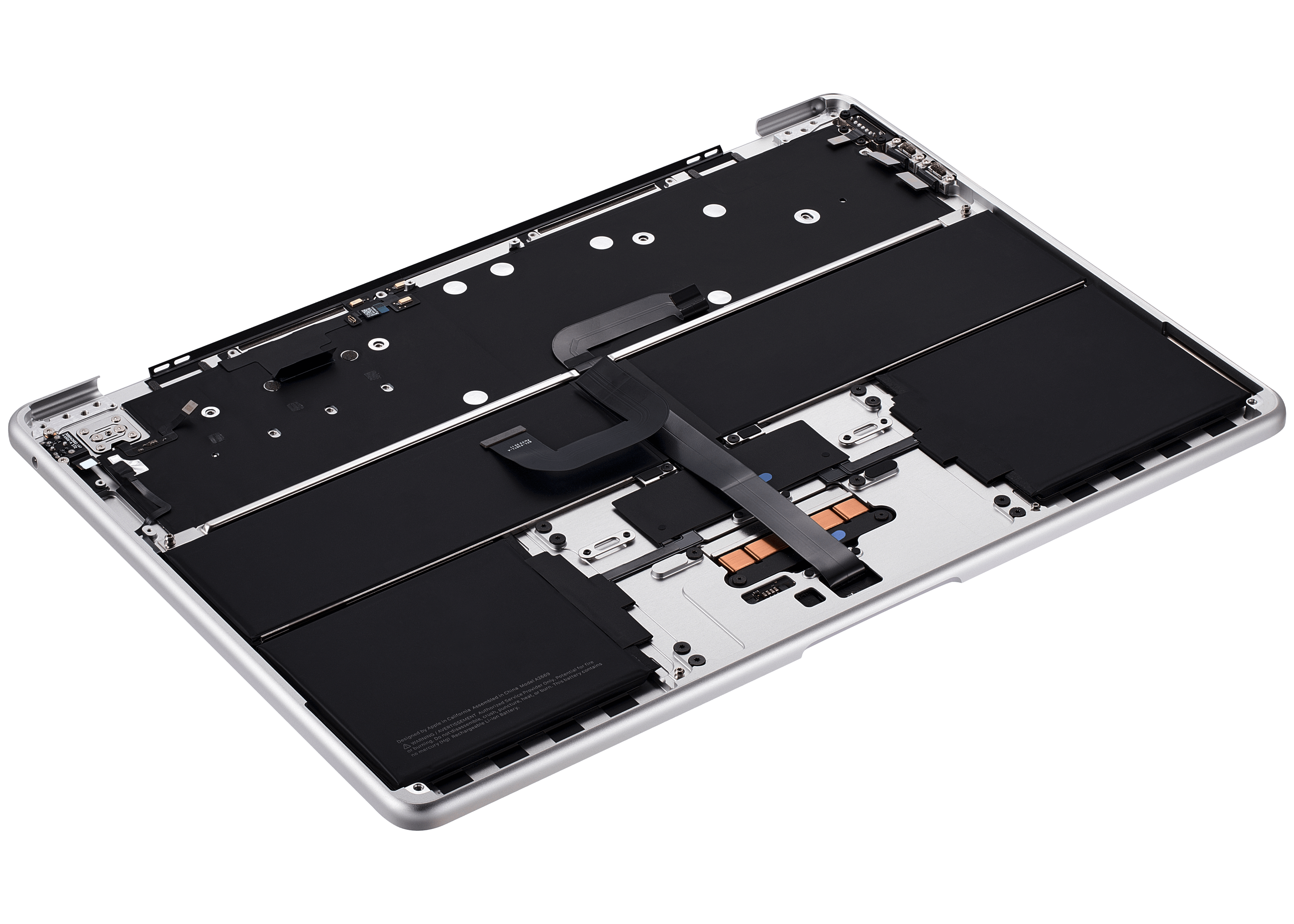 Top Case with Battery and Keyboard for MacBook Air 13" A2681 (2022) (US Keyboard) (Silver)