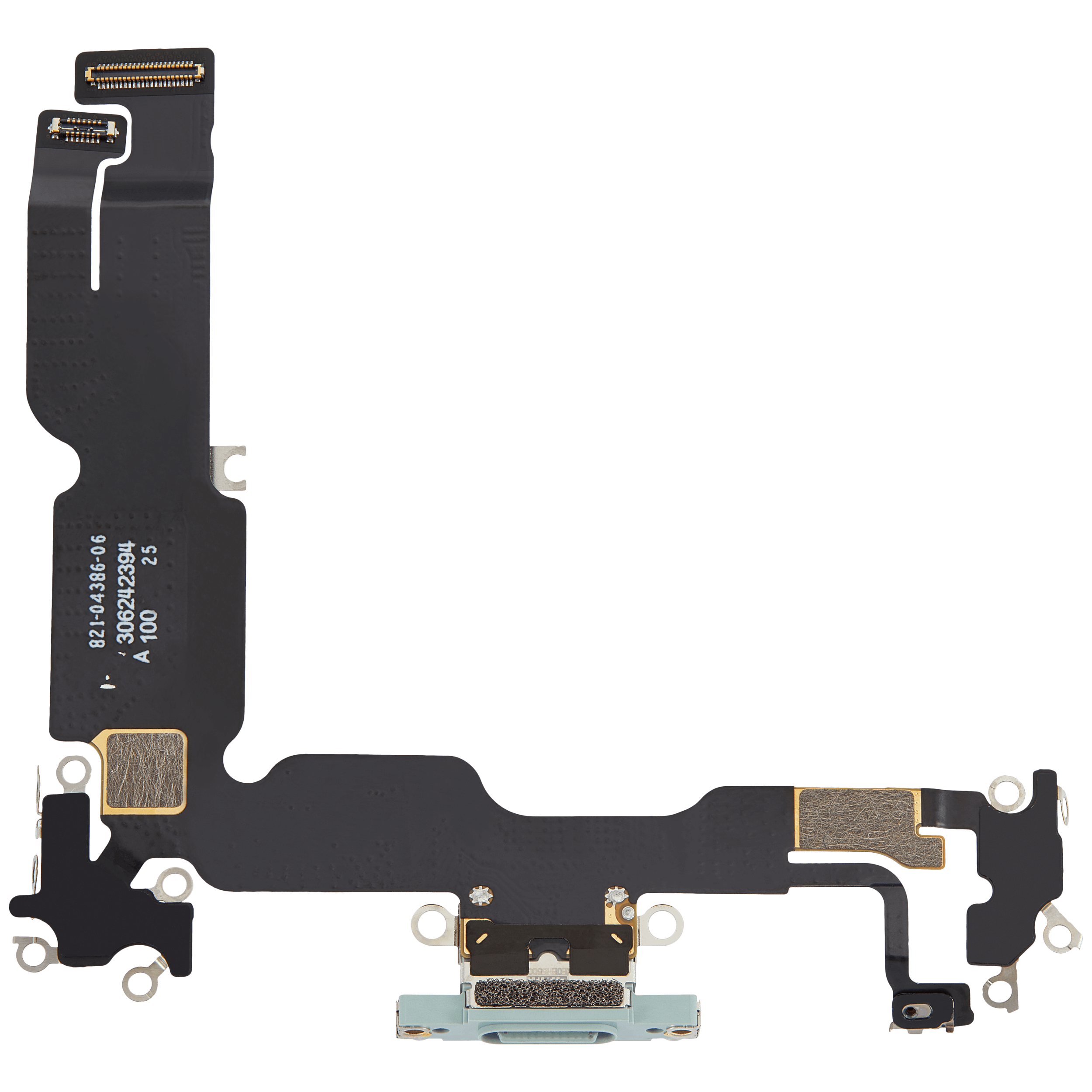 Charging Port Flex Cable for iPhone 15 Plus (Premium) (Green)