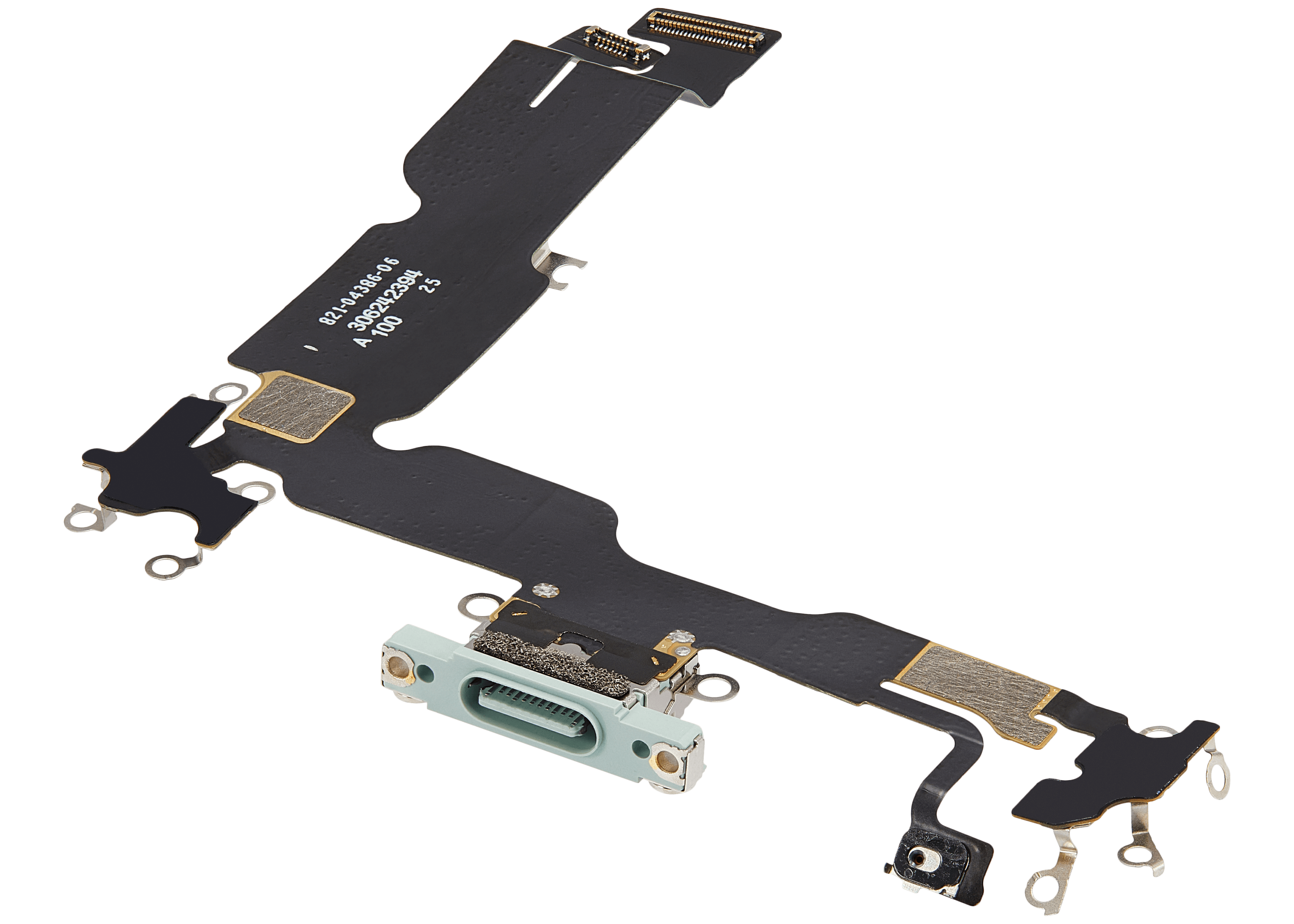 Charging Port Flex Cable for iPhone 15 Plus (Premium) (Green)