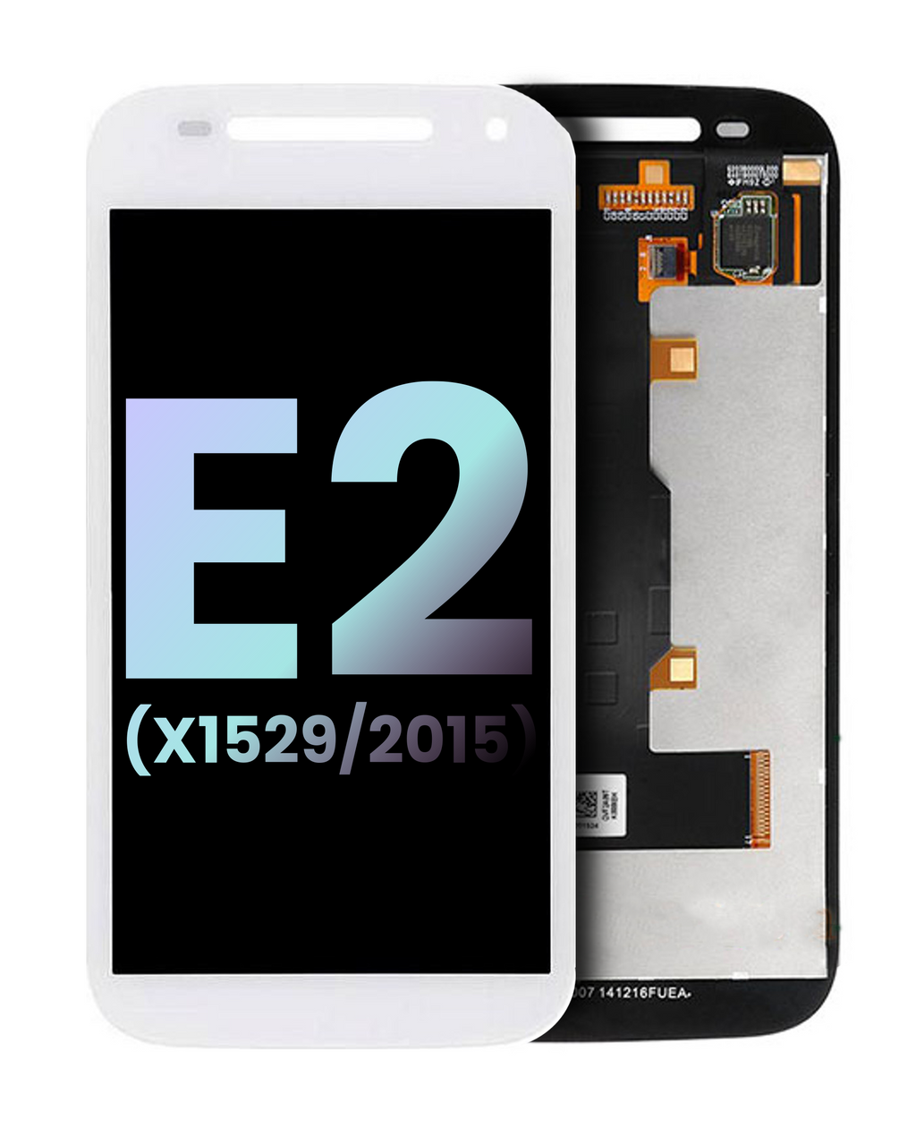 LCD Display without Frame for Motorola Moto E2 (2nd Gen) (X1529 / 2015) (White) (Original OEM)