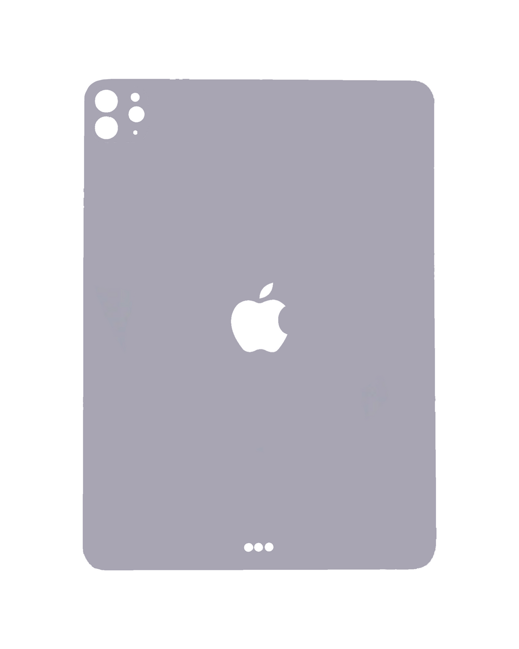 Unterseiten-Schutzfolie für iPad Pro 11" 4th Gen (2022) (Space Grau)