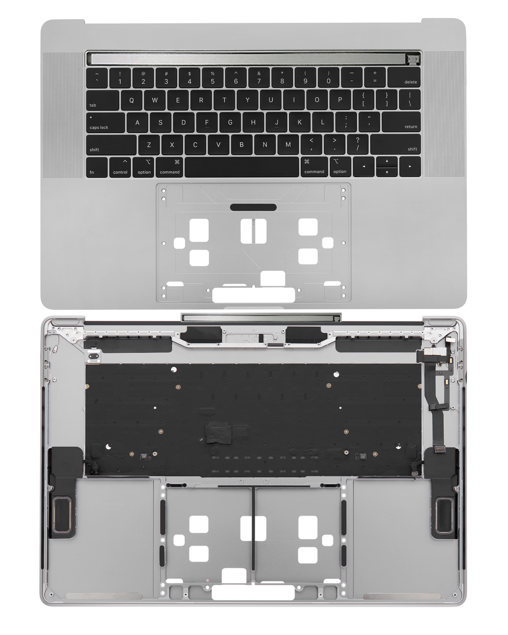 Top Case mit Tastatur MacBook Pro 15 A1990 Silber OEM B/C