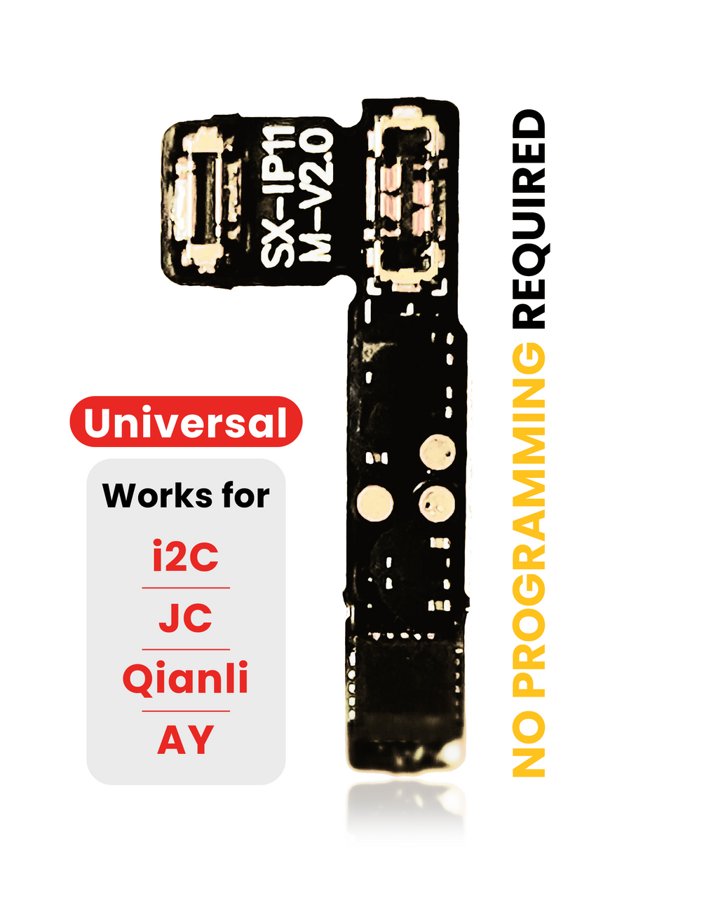 Pre-programmed Universal Battery Tag-On Flex (solderless) for iPhone 11 (with I2C, JCID, Qianli)