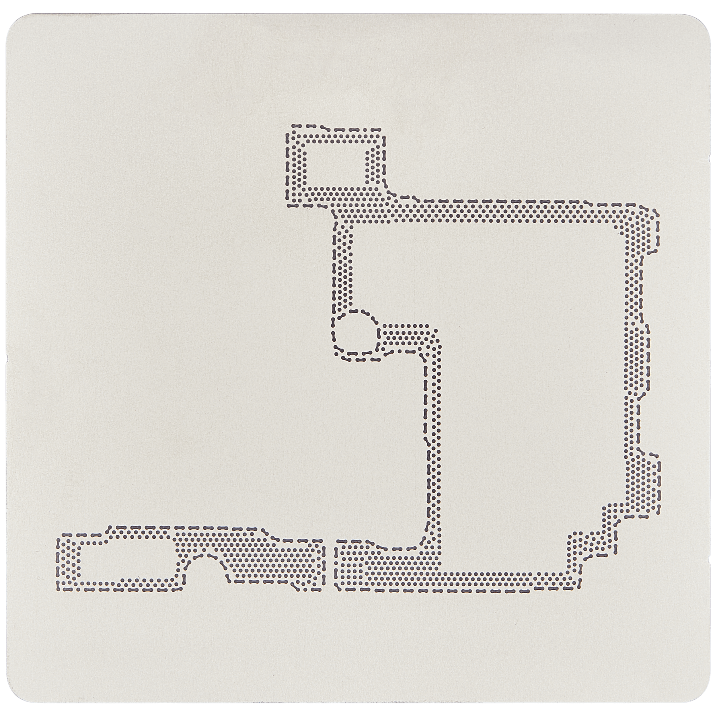 Amaoe BGA Reballing Stencil for Samsung Galaxy S22 Ultra Motherboard Middle Layer