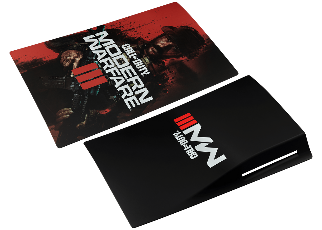 Faceplate Cover (Upper and Lower Part) for PlayStation 5 (1000 / 1100 / 1200) (Call of Duty / Modern Warfare)