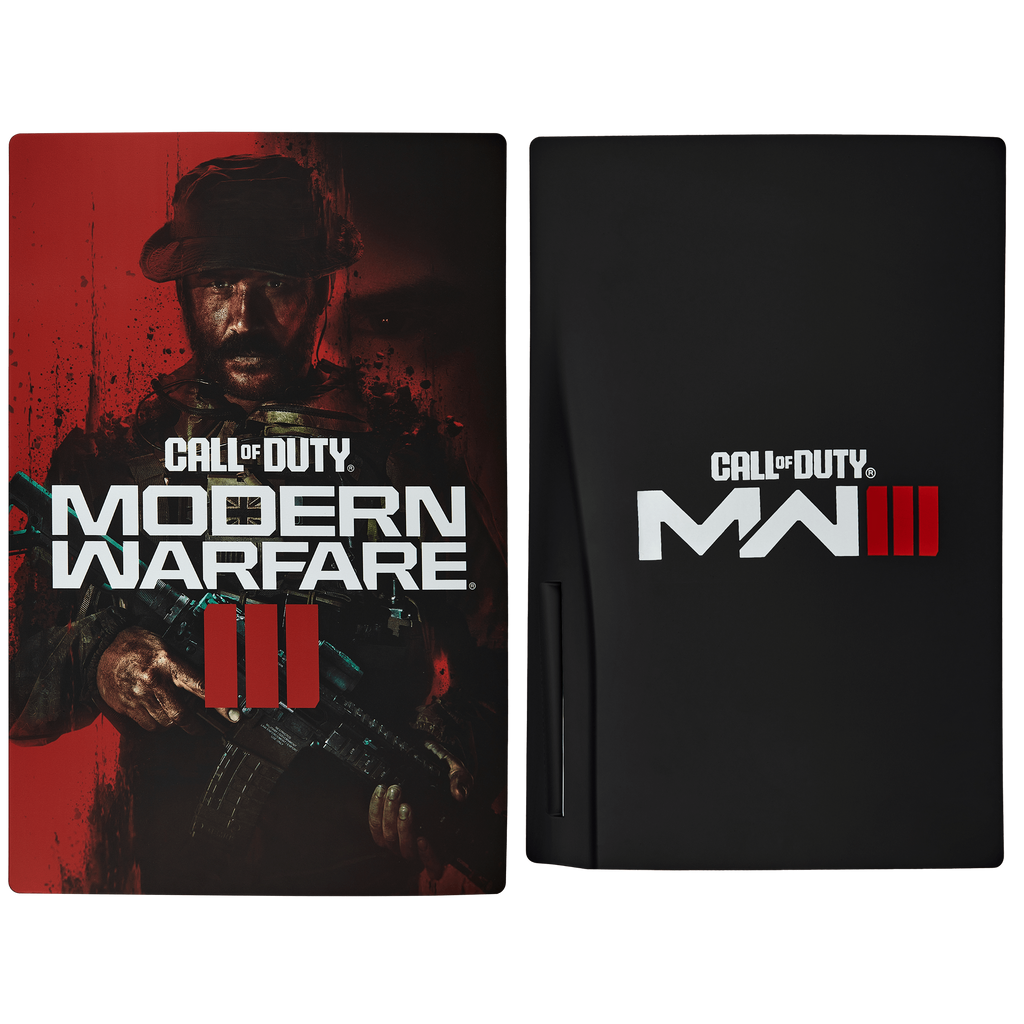 Faceplate Cover (Upper and Lower Part) for PlayStation 5 (1000 / 1100 / 1200) (Call of Duty / Modern Warfare)