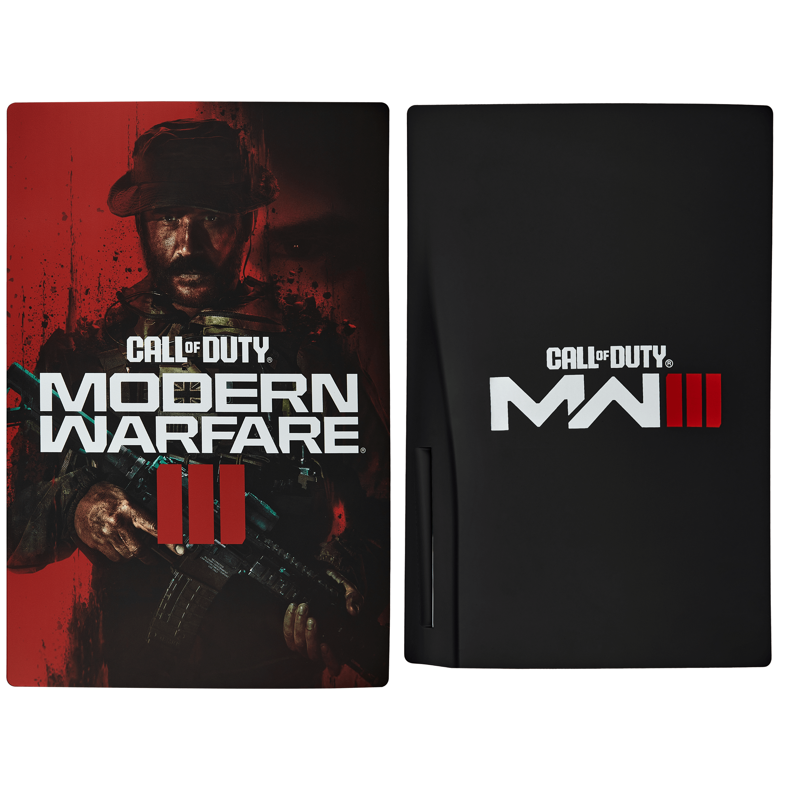 Faceplate Cover (Upper and Lower Part) for PlayStation 5 (1000 / 1100 / 1200) (Call of Duty / Modern Warfare)