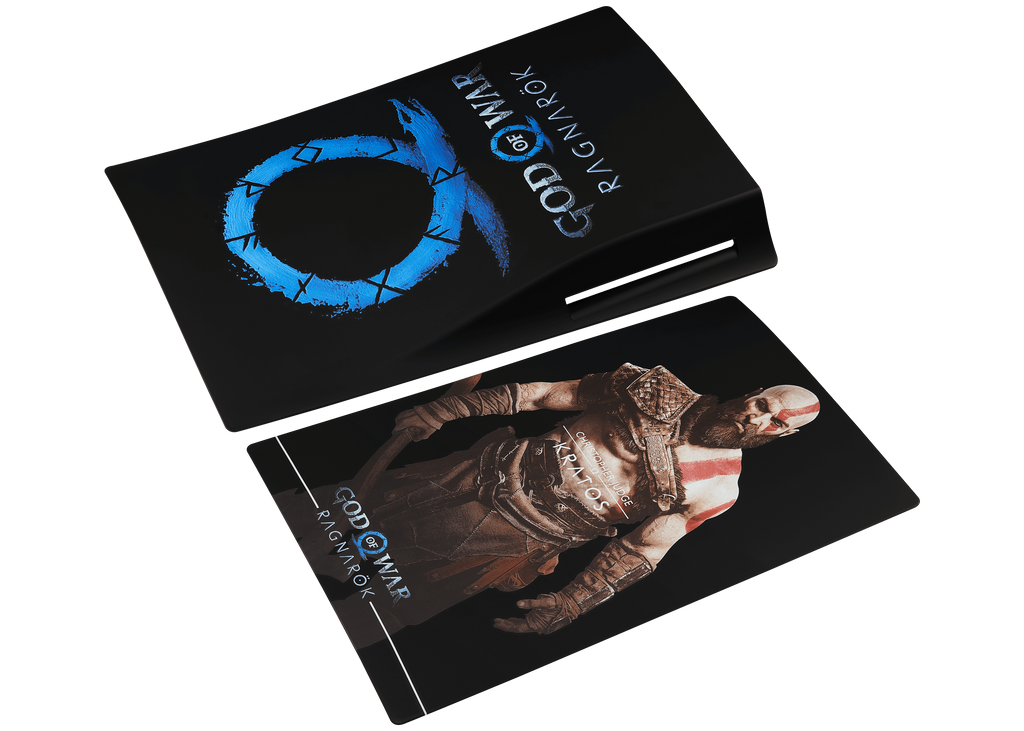 Faceplate Cover (Top & Bottom) for PlayStation 5 (1000/1100/1200) (God of War)