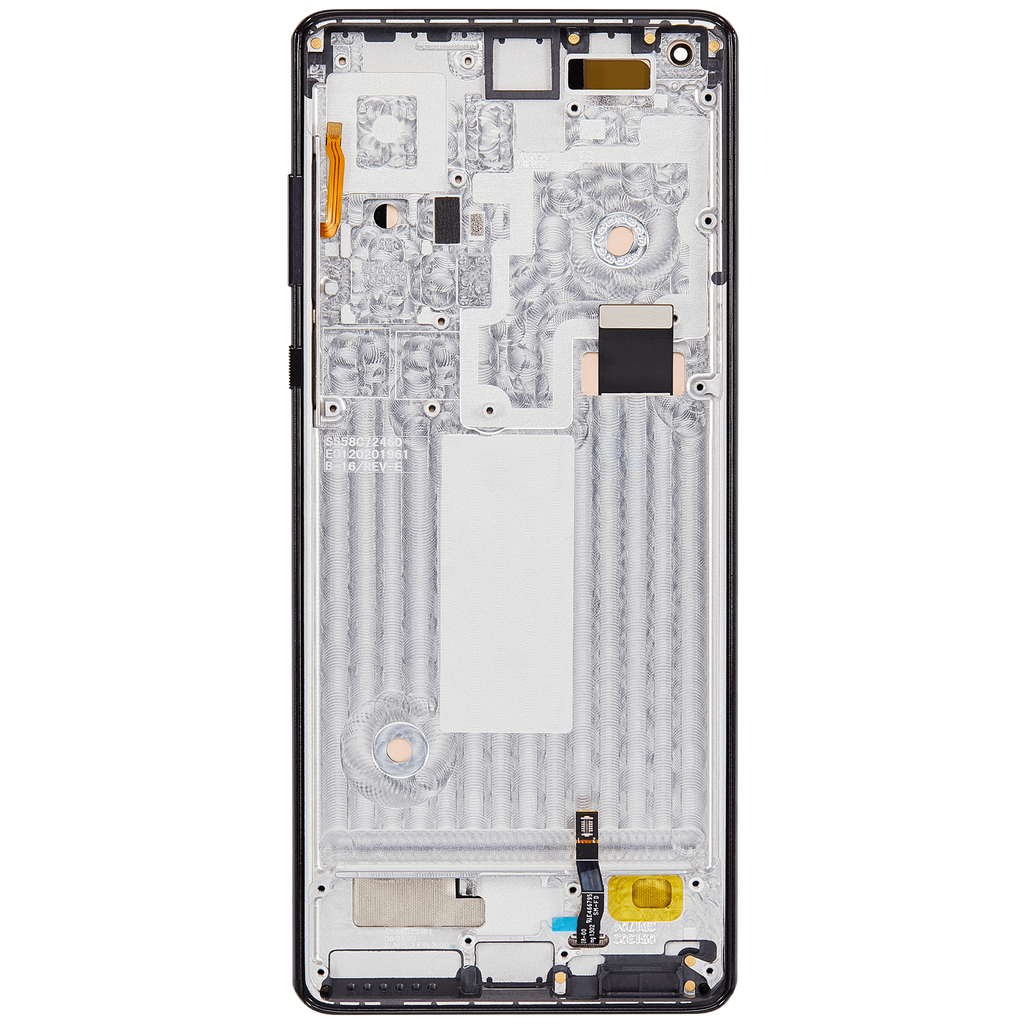 OLED Display with Frame for Motorola Moto Edge Plus (XT2061/2020) Refurbished Smokey Sangria