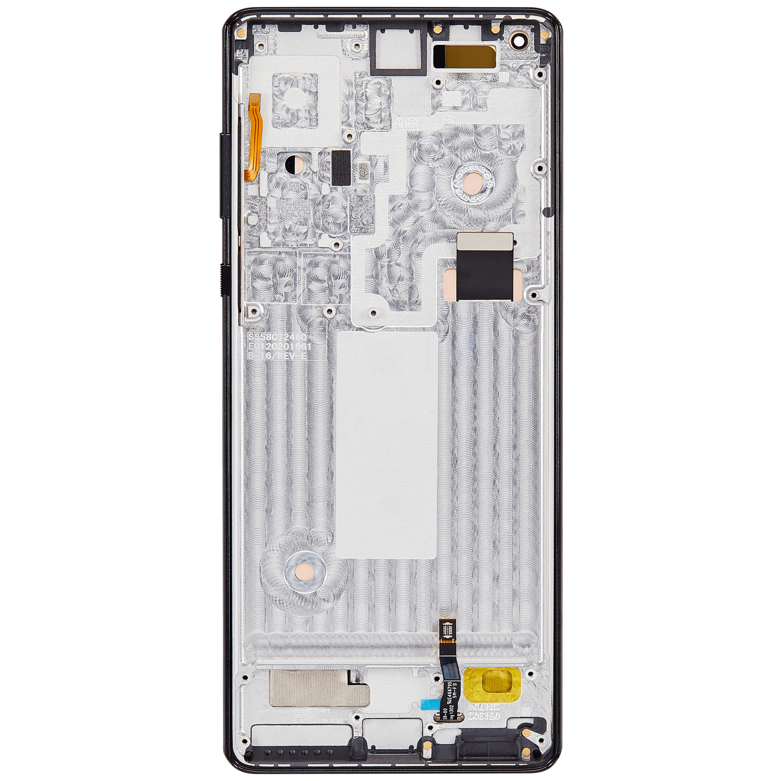 OLED Display with Frame for Motorola Moto Edge Plus (XT2061/2020) Refurbished Smokey Sangria
