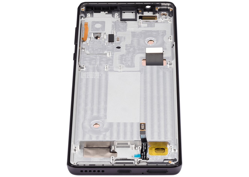 OLED Display with Frame for Motorola Moto Edge Plus (XT2061/2020) Refurbished Smokey Sangria