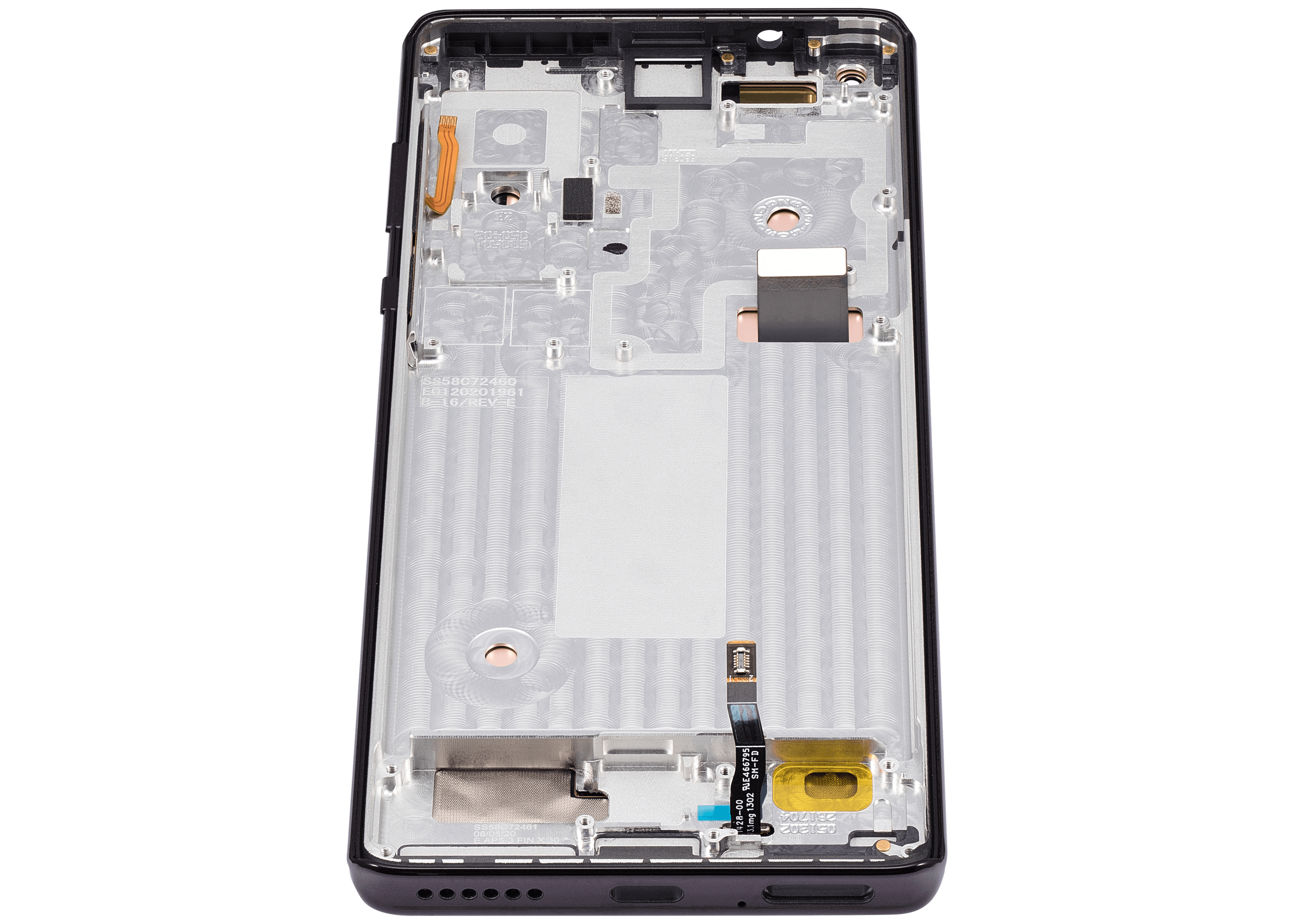 OLED Display with Frame for Motorola Moto Edge Plus (XT2061/2020) Refurbished Smokey Sangria