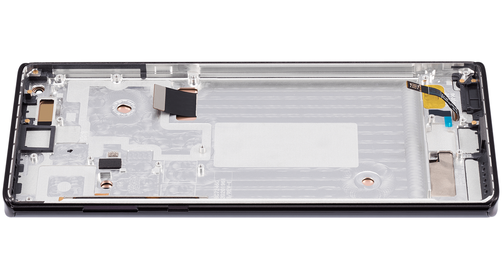 OLED Display with Frame for Motorola Moto Edge Plus (XT2061/2020) Refurbished Smokey Sangria