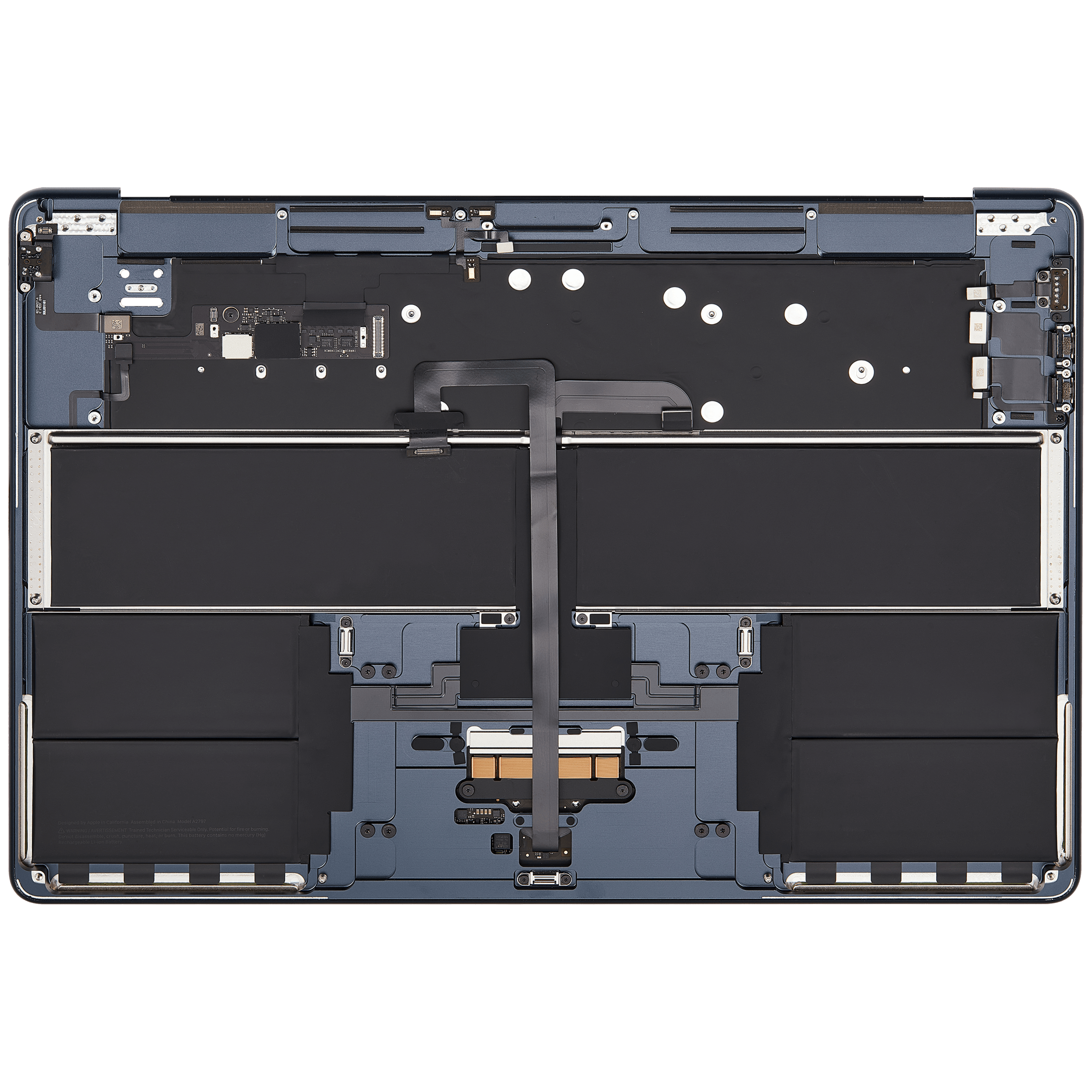 Topcase mit Akku und Tastatur für MacBook Air 15" A2941 Midnight
