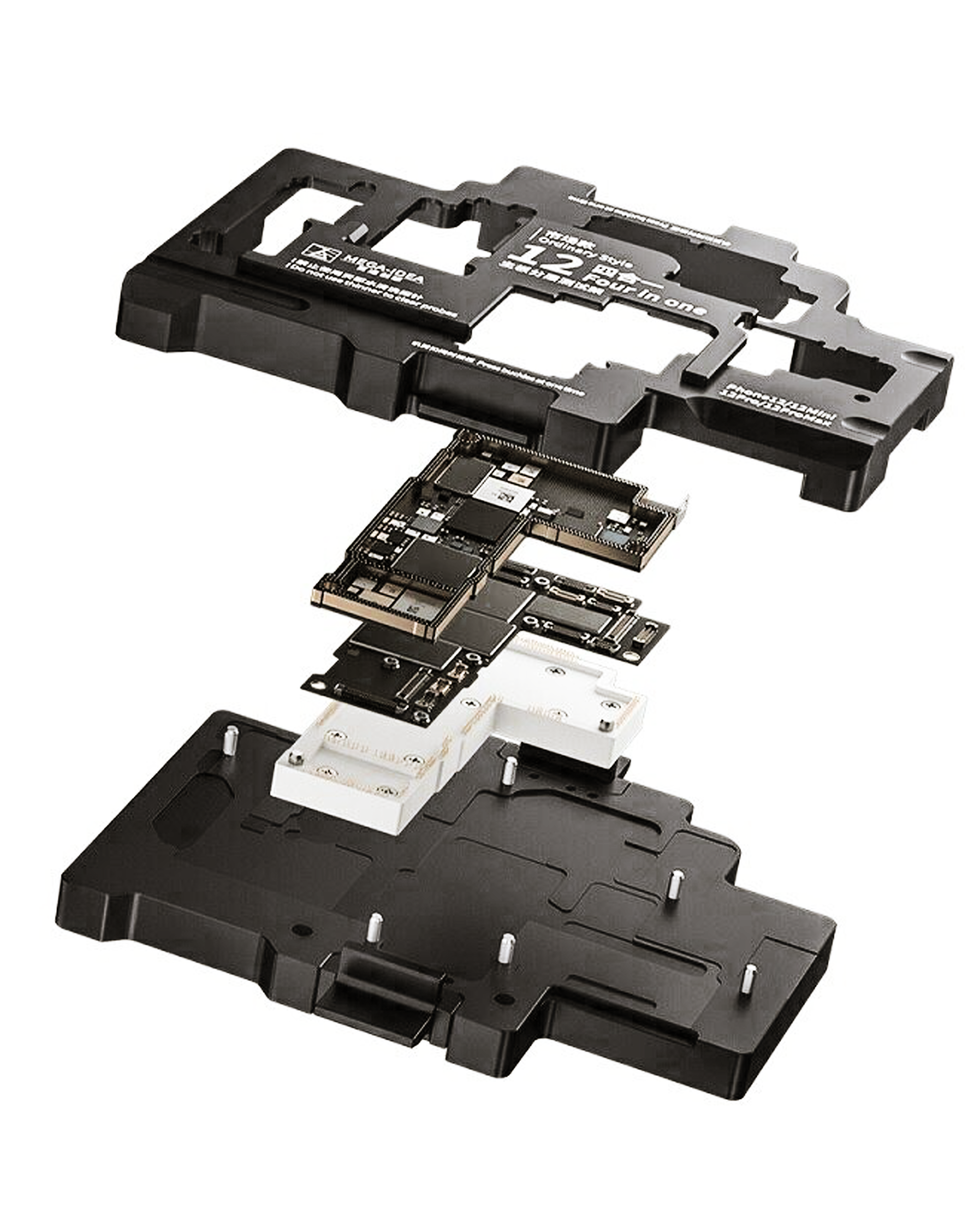 QianLi Motherboard Layer Test Frame (Ordinary Style) for iPhone 12 / 12 Pro / 12 Pro Max / 12 Mini (4-in-1)