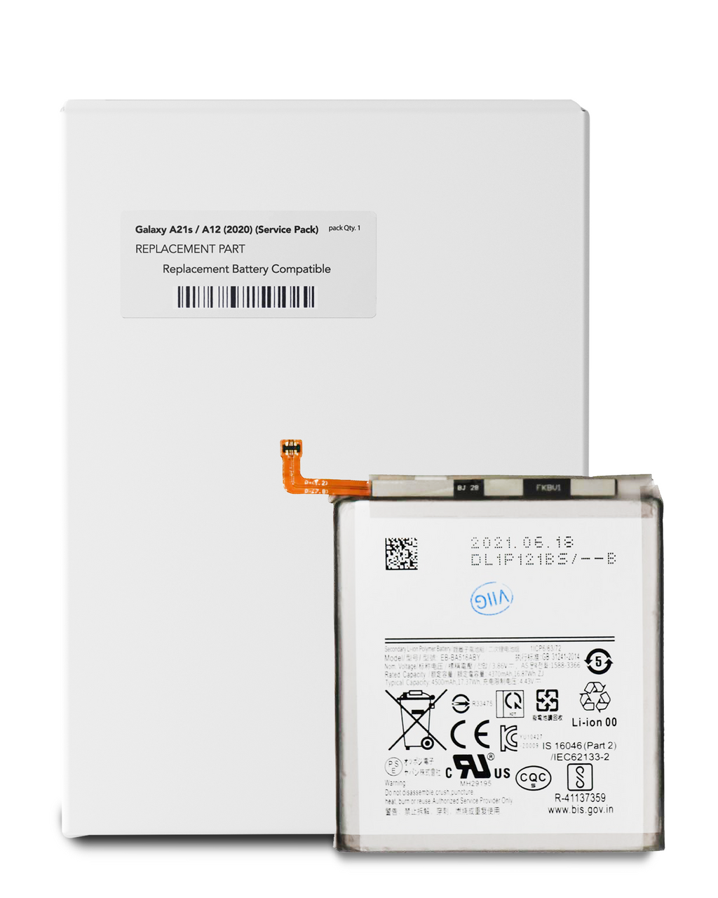 Replacement Akku für Samsung Galaxy A51 5G (A516 / 2020) (Service Pack)
