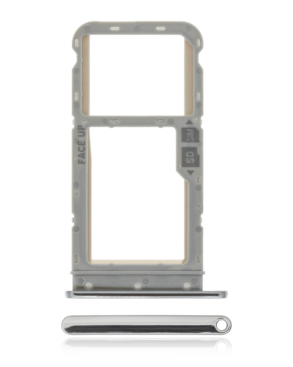 SIM-Kartenfach für Motorola Moto G Fast (XT2045-3 / 2020) (Pearl White)