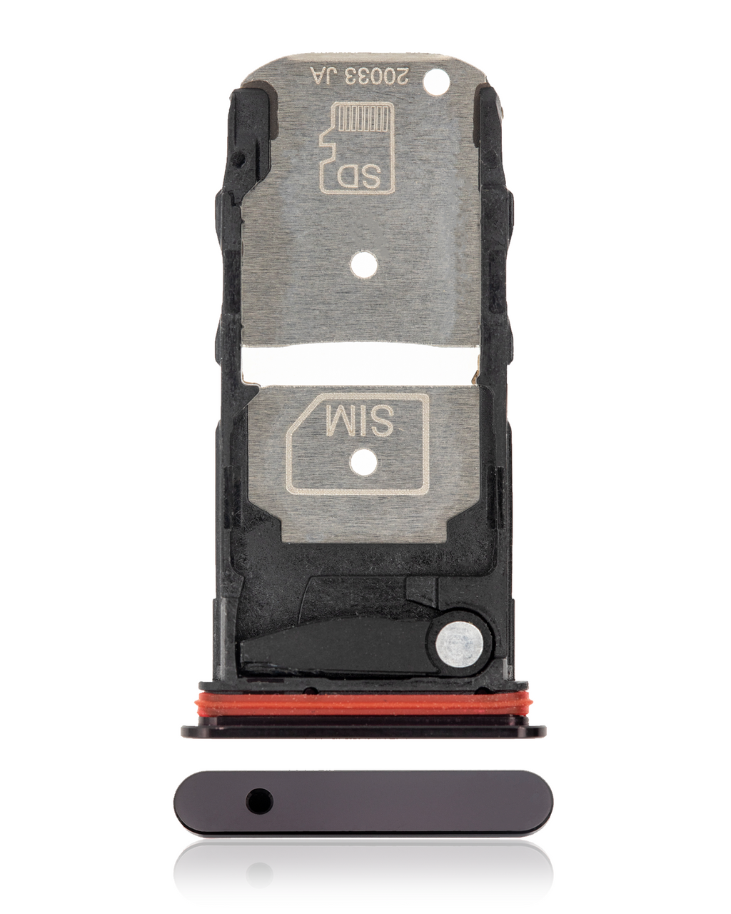 Single SIM-Kartenfach für Motorola Edge Plus 5G (XT2061 / 2020) (Schwarz)
