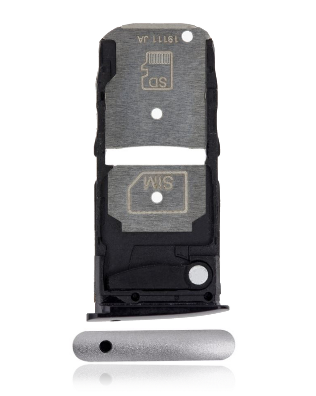 Single SIM Card Tray for Motorola Moto Z4 (XT1980 / 2019) (Frost White)