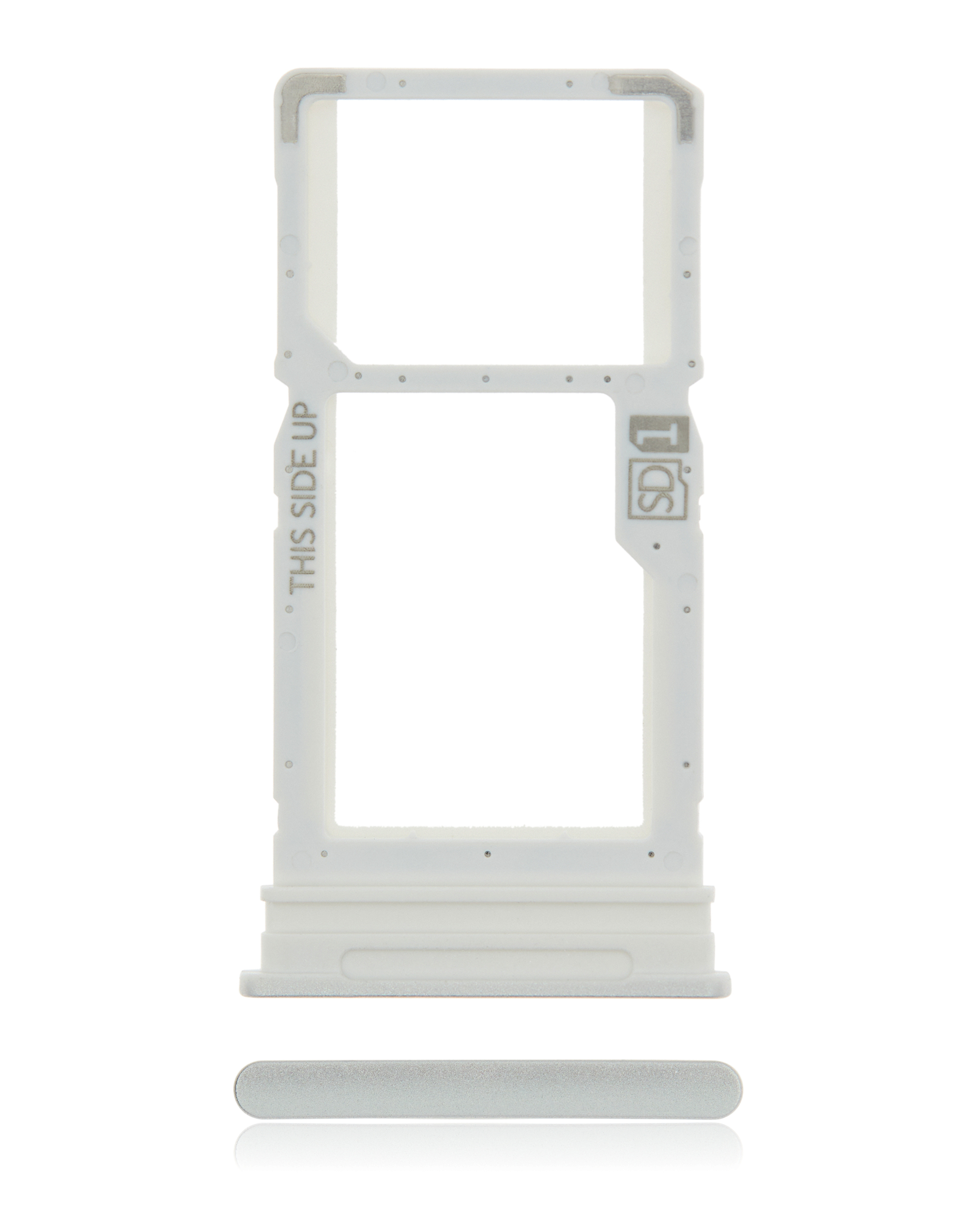Single SIM Card Tray for Motorola Moto G 5G (XT2113-3 / 2020) – Frosted Silver