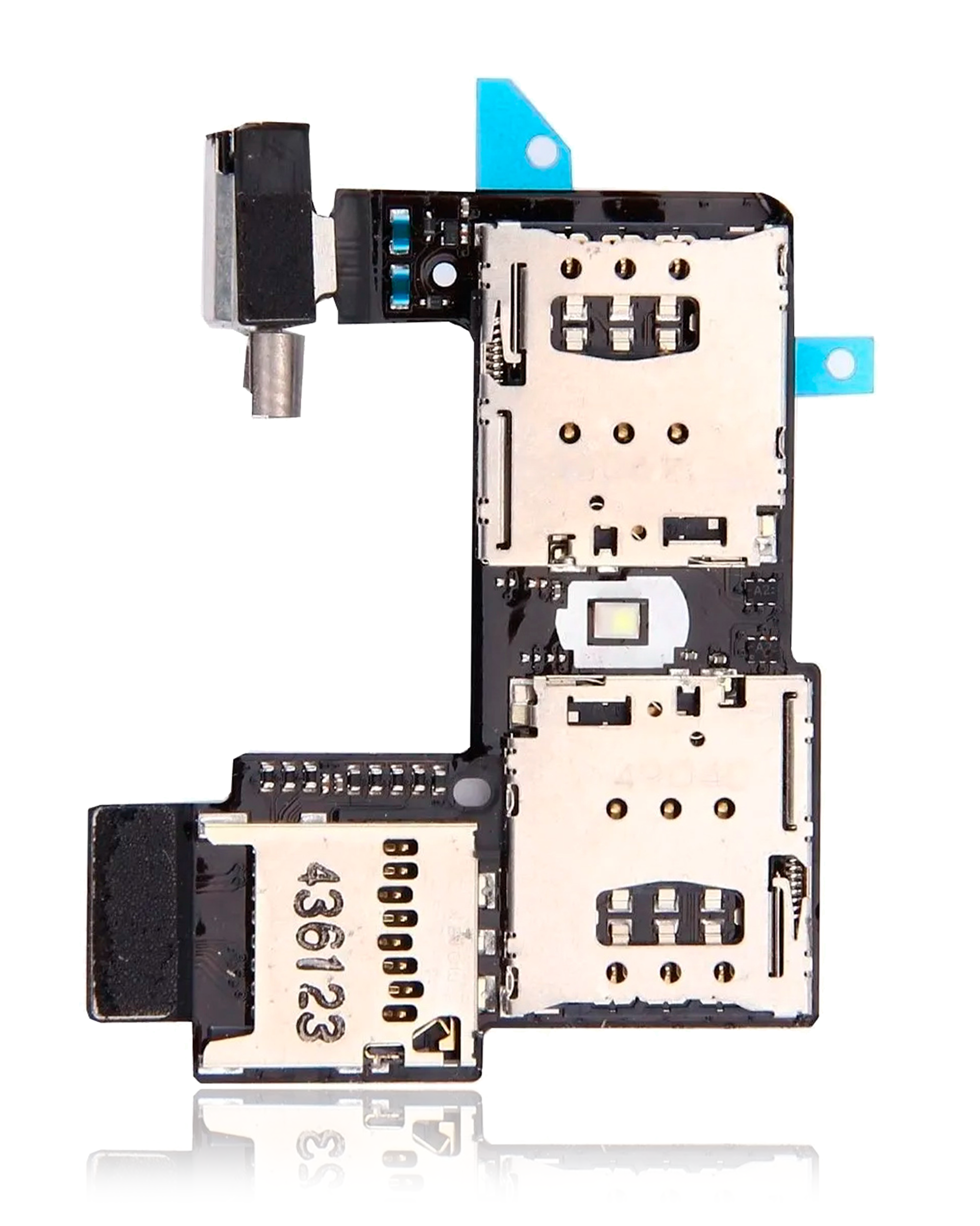 SIM-Kartenleser Flexkabel mit Platine für Motorola Moto G2 (2014) Dual Sim