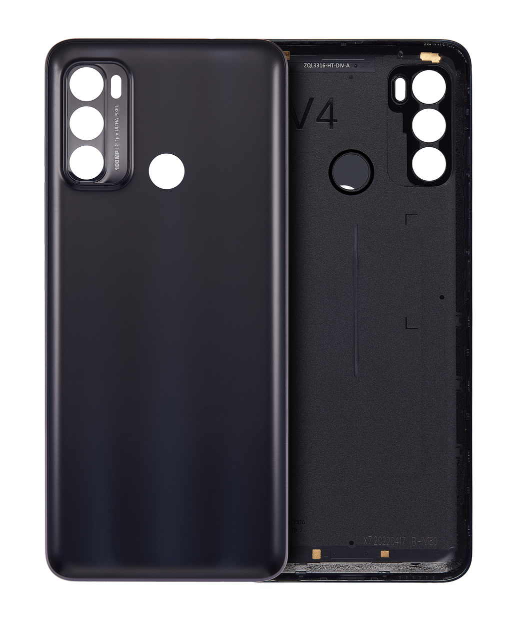 Back cover for Motorola Moto G40 Fusion (XT2147-1 / 2021) (Black)