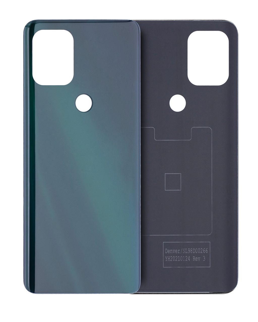 Back Cover Glass for Motorola Moto G Stylus 5G (XT2131 / 2021) (Original OEM) (Cosmic Emerald)