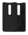 Glas-Backcover für Motorola Moto X Style (XT1572 / 2015) (Schwarz)