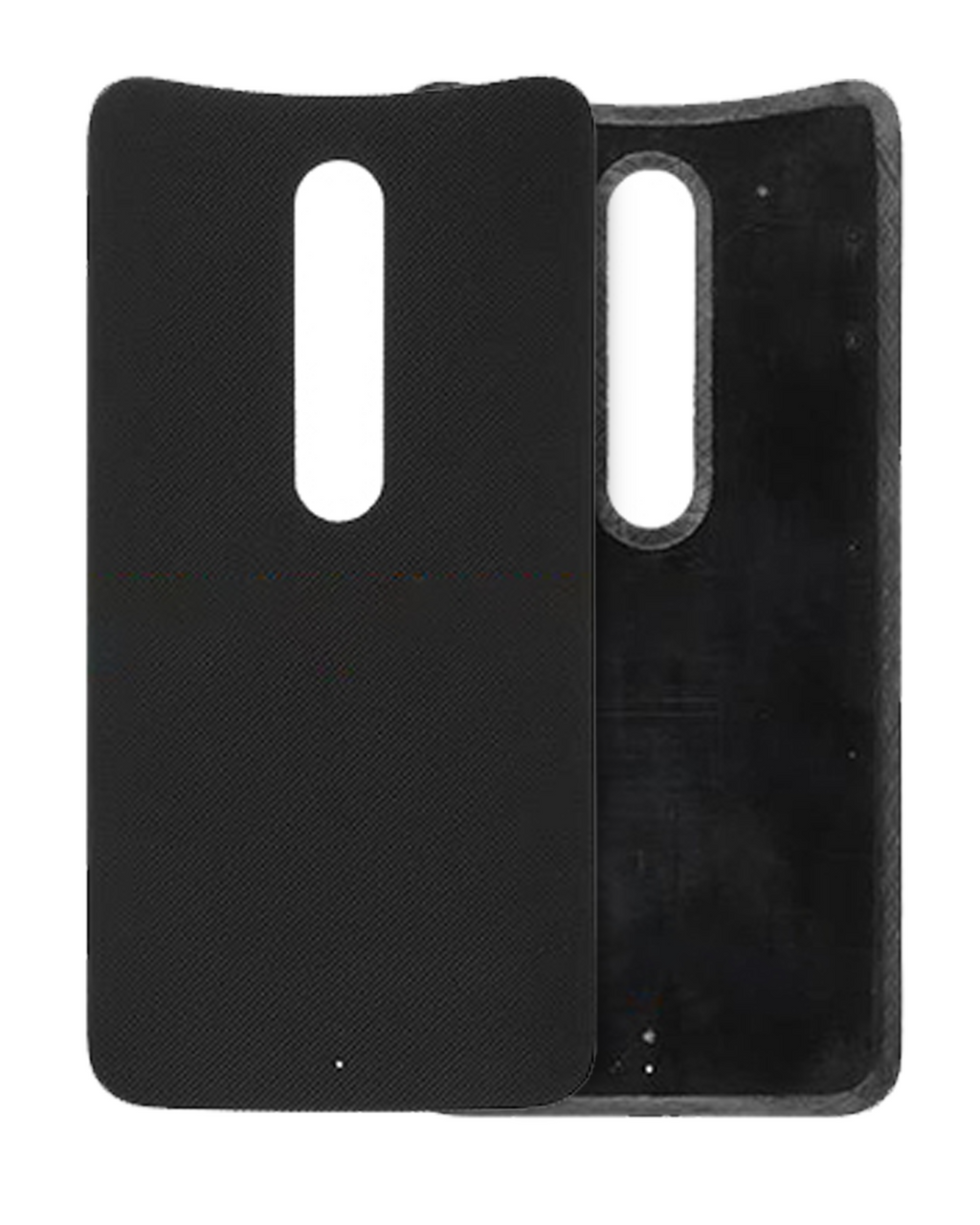 Glas-Backcover für Motorola Moto X Style (XT1572 / 2015) (Schwarz)