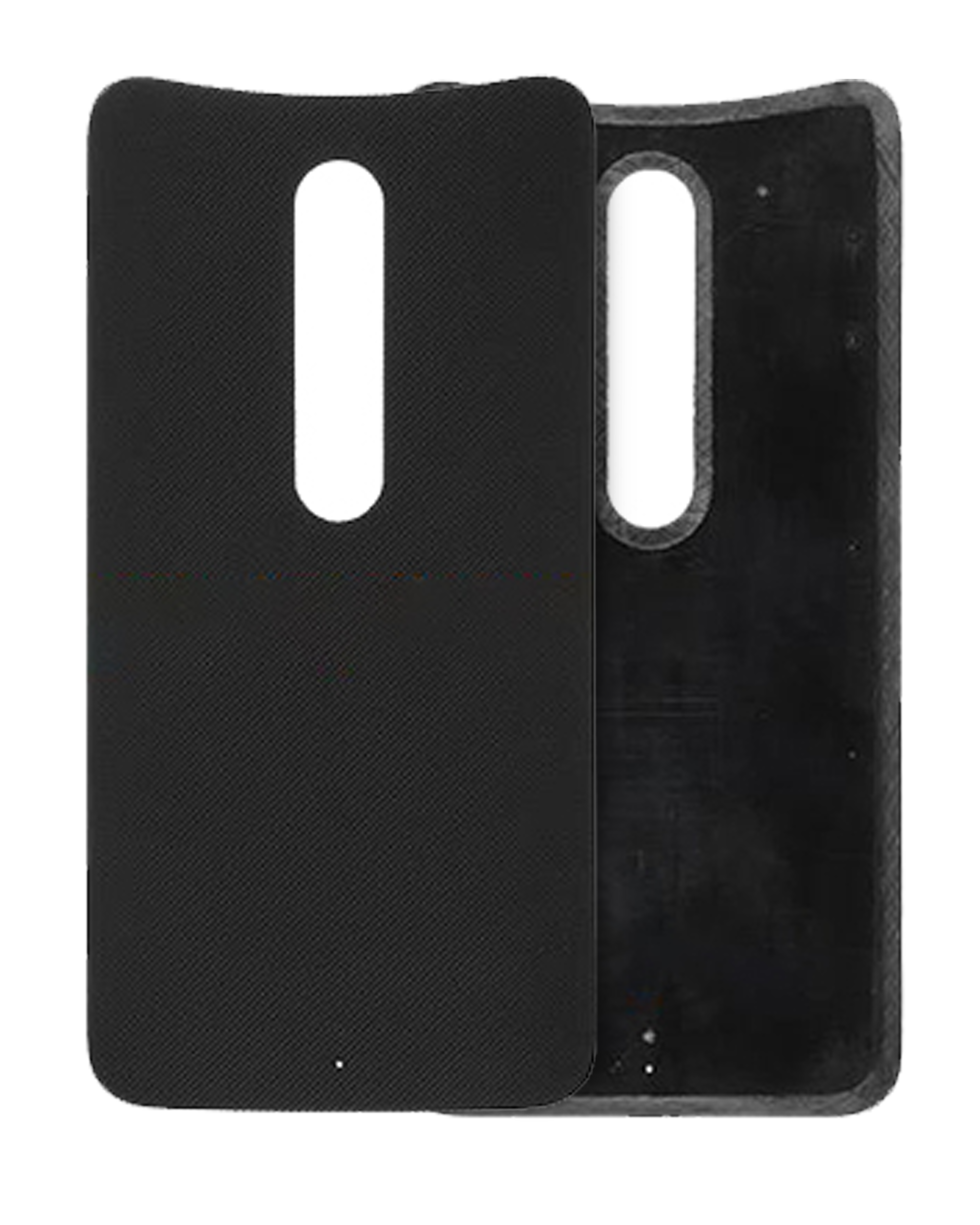 Glas-Backcover für Motorola Moto X Style (XT1572 / 2015) (Schwarz)