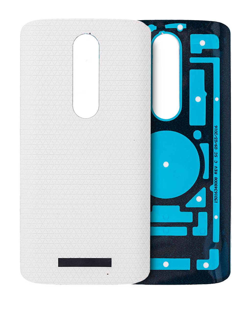 Glas-Backcover für Motorola Droid Turbo 2 Weiß