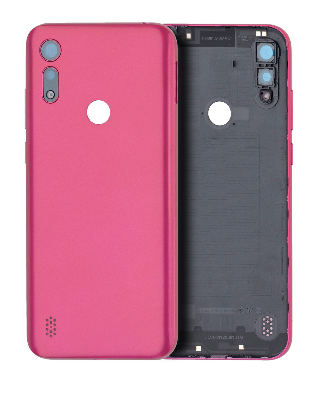 Back Cover Glass for Motorola Moto E6i (XT2053-5 / 2021) (Pink)
