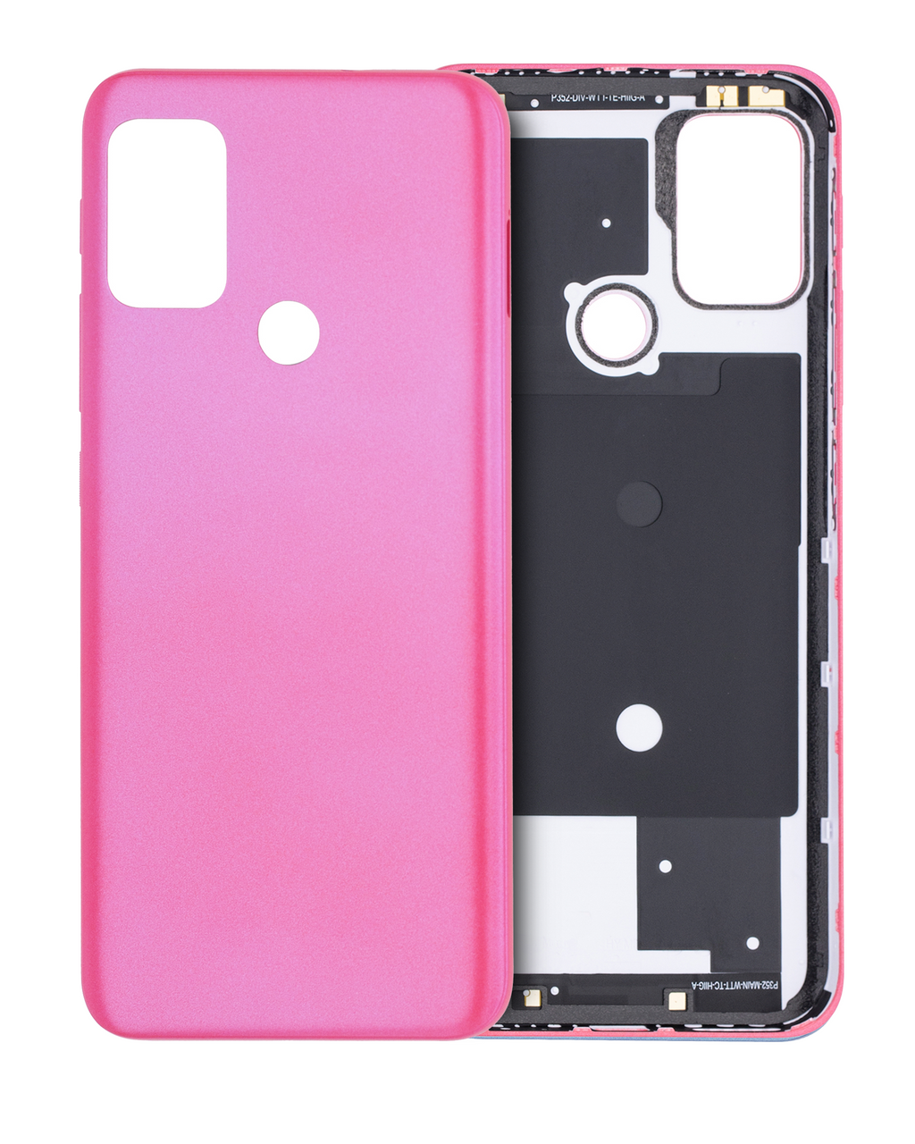 Glass Back Cover for Motorola Moto G20 (XT2128 / 2021) (Flamingo Pink)