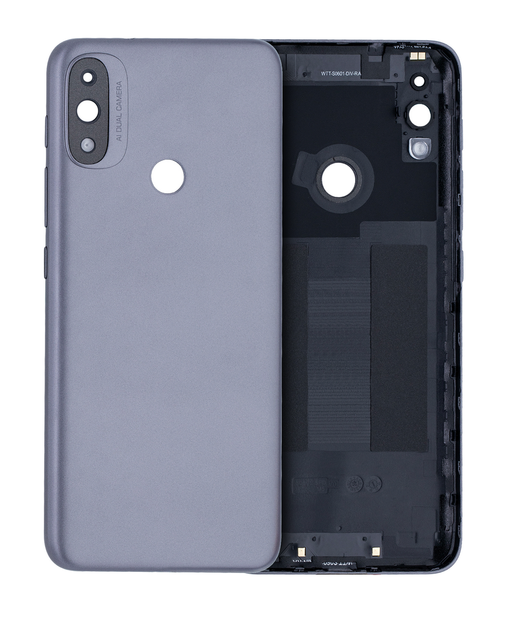 Glass back cover for Motorola Moto E20 (XT2155 / 2021) Grey