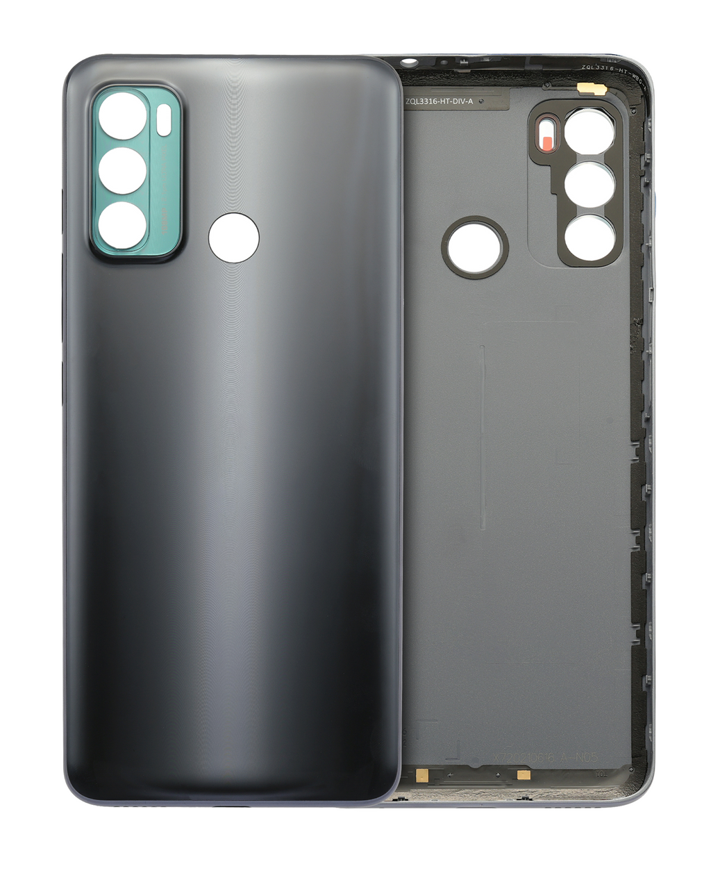 Back Cover Glass for Motorola Moto E40 (XT2159 / 2021) (Carbon Gray)